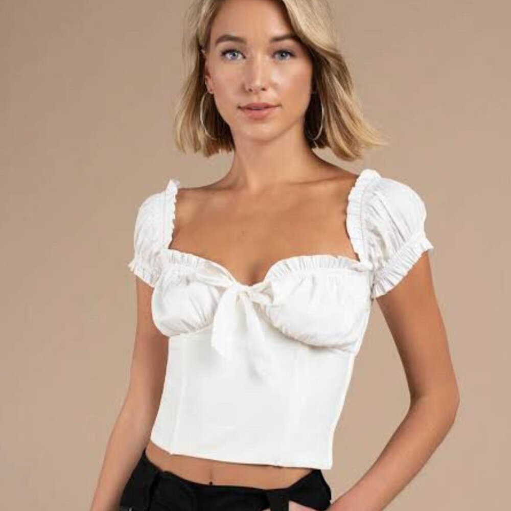 I AM GIA - Naomi Top - White - M